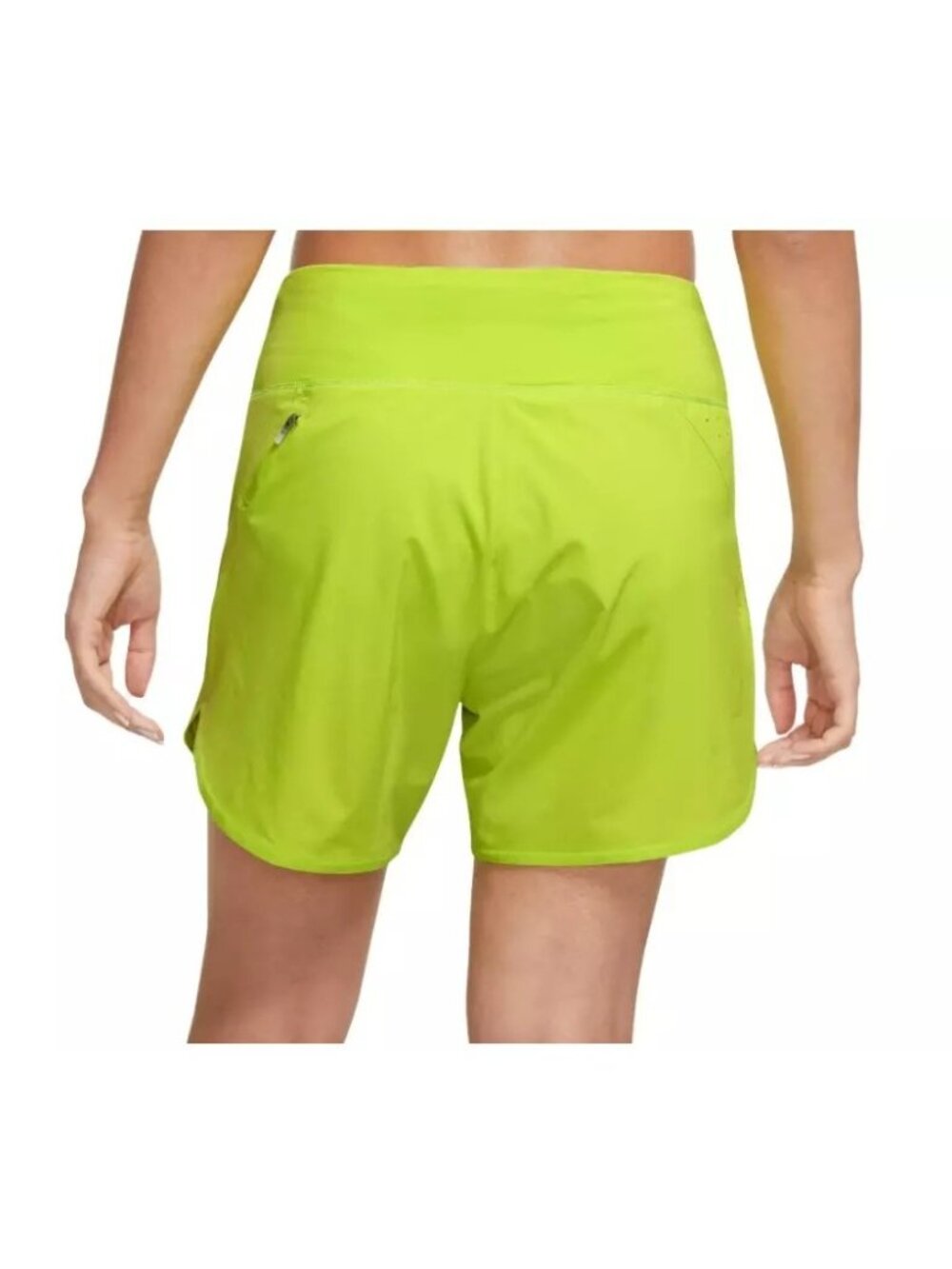 Nike Women's Crew Running Shorts CZ9568-321 Green Size S Small - Picture 2 of 6